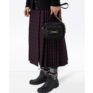 Authentic Burberry Chain Link Camera Crossbody